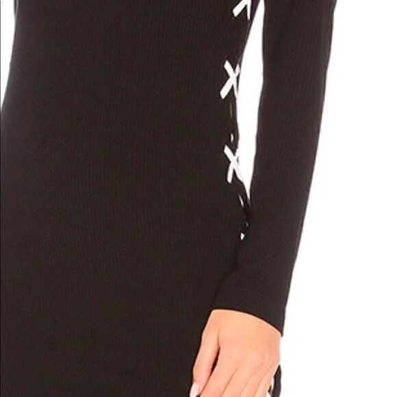 LNA Ruby Lace Up Sweater Dress BNWT - Picture 4 of 5